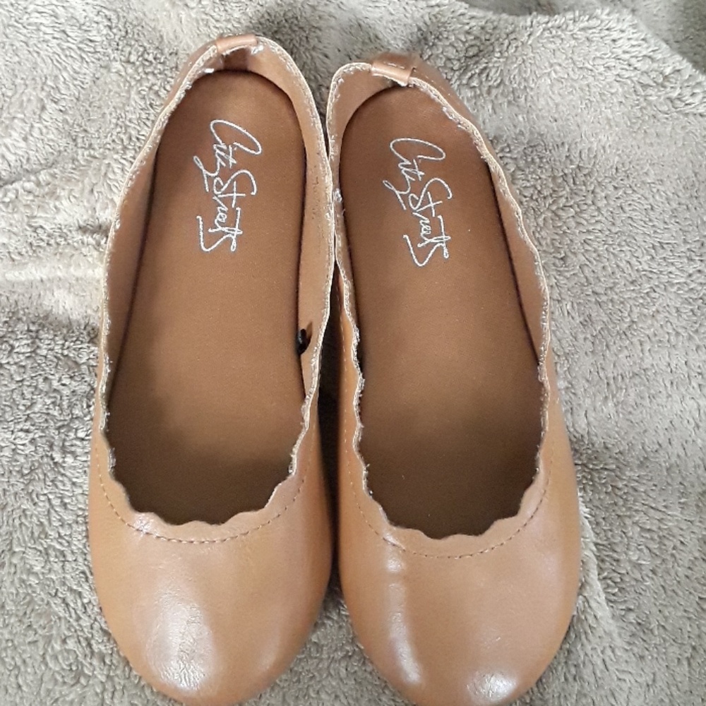 Camel colored Ballet Slipper